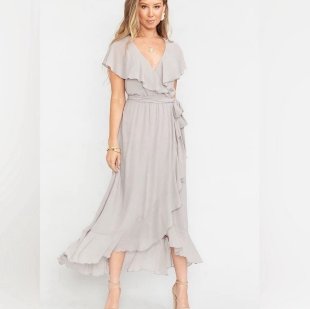 Show Me Your Mumu Gray Dress Jess NWT